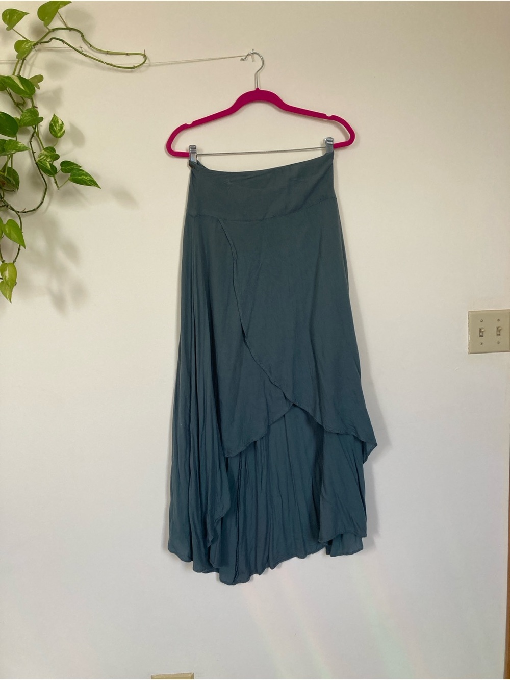 O’Neill faux wrap high low skirt